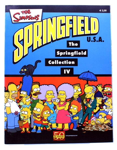 The Simpsons Springfield (Sticker) Collection IV Album von Panini Comics